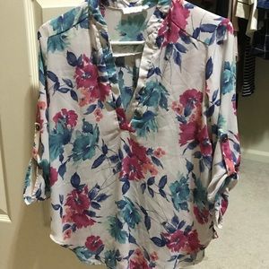 Flowery blouse